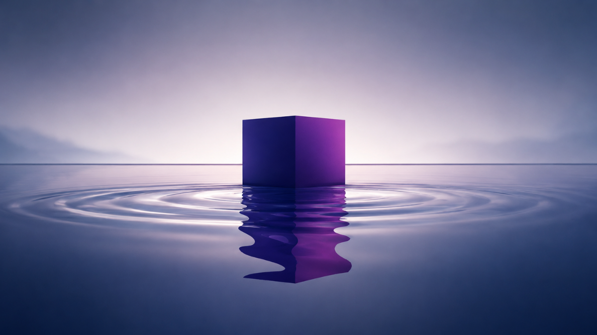 Abstract reflection illustrating treasury risk management under uncertainty and changing market perceptions.