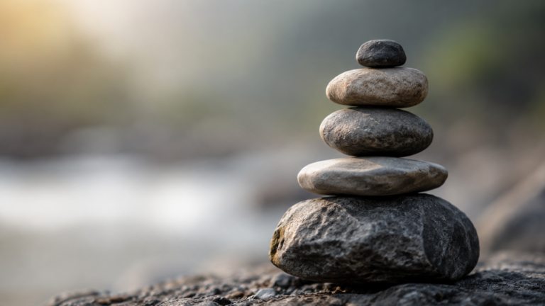 Layered stones representing the foundations of treasury transformation and capability development