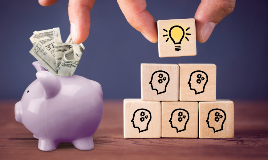 Visual metaphor for building an FX treasury foundation using financial planning and strategic thinking